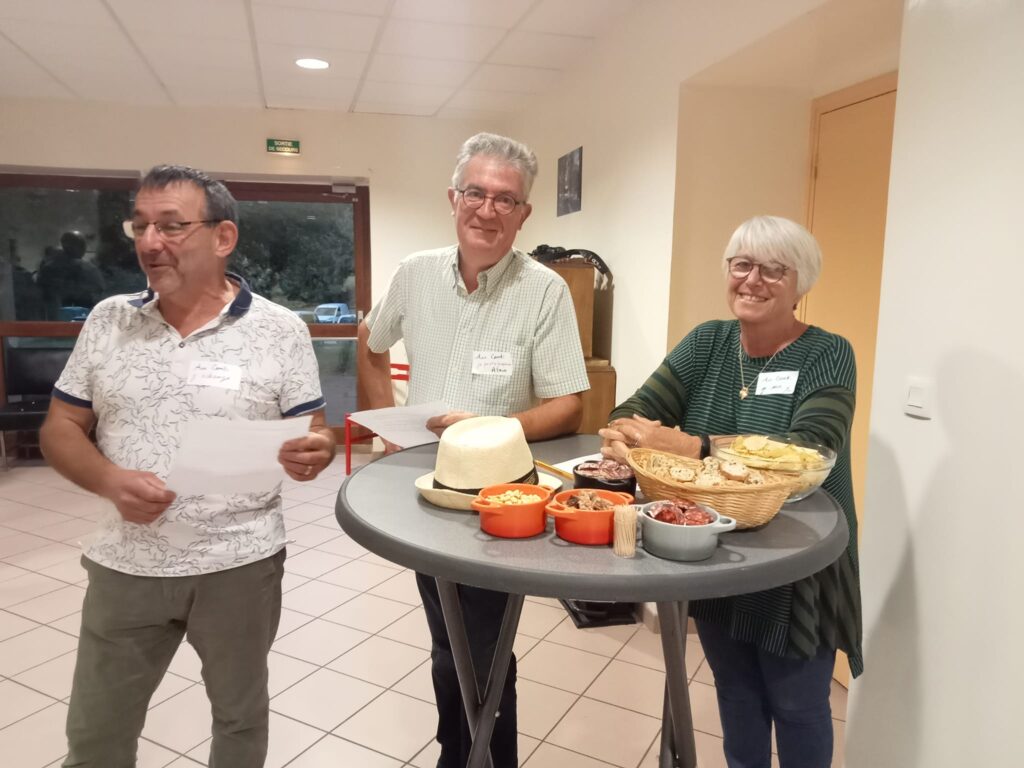 les 3 co présidents inauguration